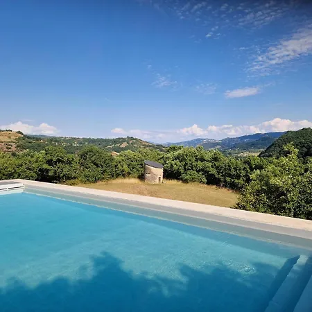 Les Hauts Du Lot, Piscine, Nature, Calme